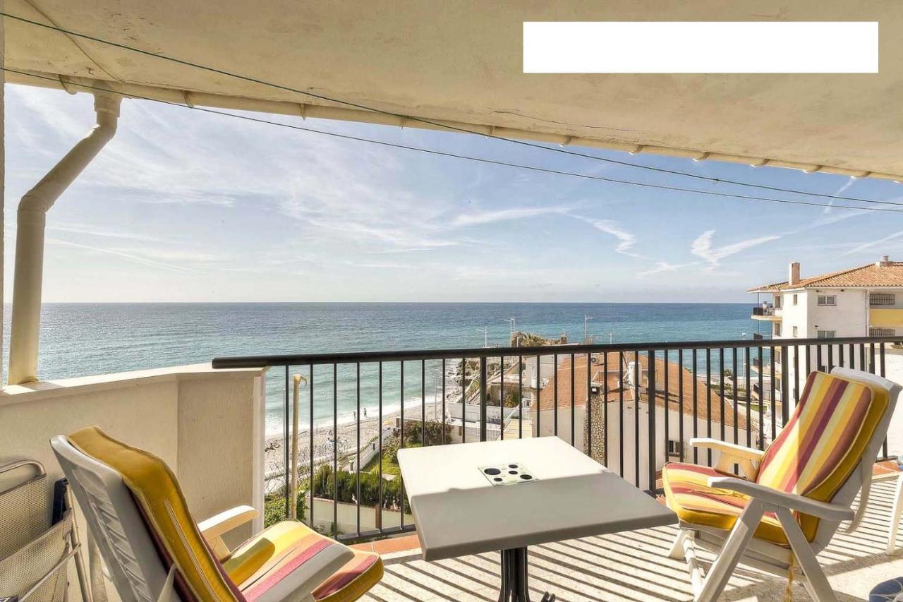 Precioso Apartamento Frontal Al Mar Nerja Luaran gambar